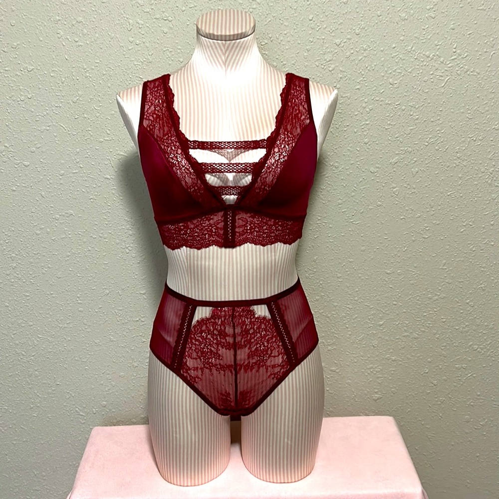 1 day sale! VS Strappy Bralette and Panty Set
